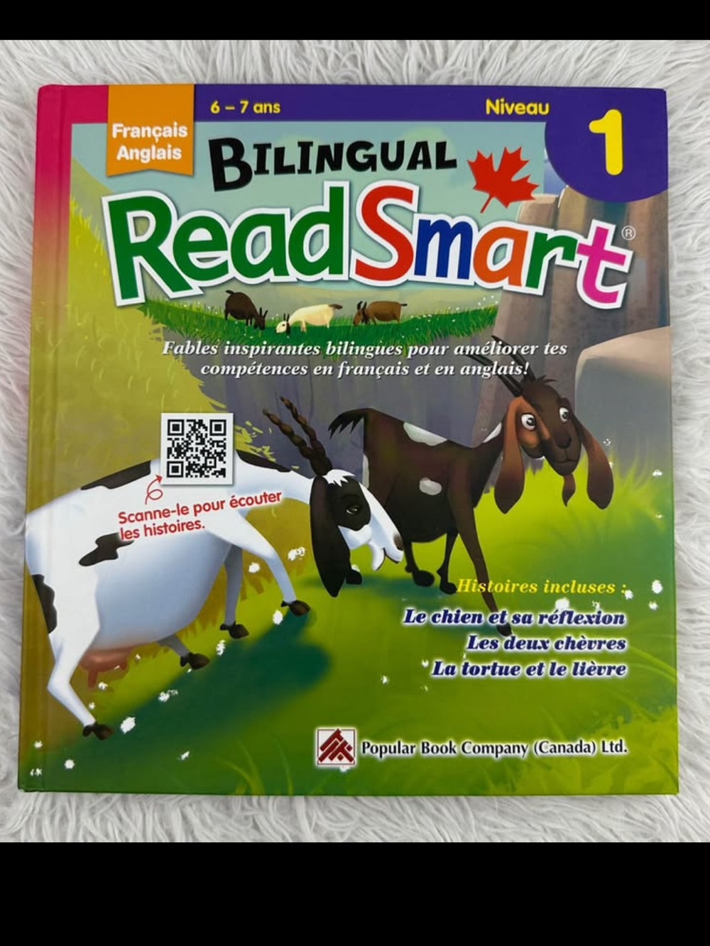 Bilingual French & English Read Smart 1 (6-7 Yrs) Hardcover Educational Book
